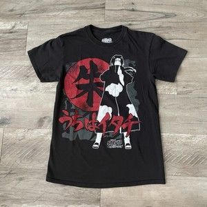 Naruto Shippuden Graphic T-Shirt Size Small 20th Anniversary